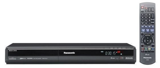 panasonic dvd recorder dmr-eh 57 black - schwarz