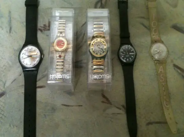 5xSwatch Uhren Swiss Made Läuft