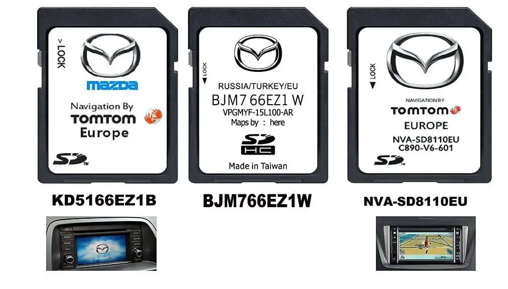 mazda connect 2024/2025 sat map sd-eu