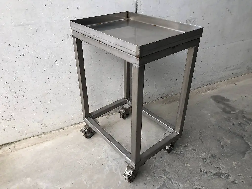 Transportwagen Edelstahl Kommisonierwagen