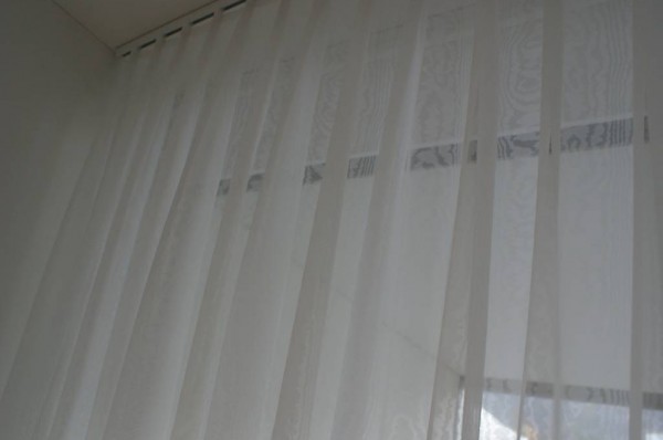 2 Stück Weisse Vorhänge