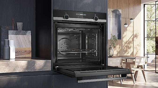 Einbau Backofen mit 71 Liter Volumen und Energieeffizienz A