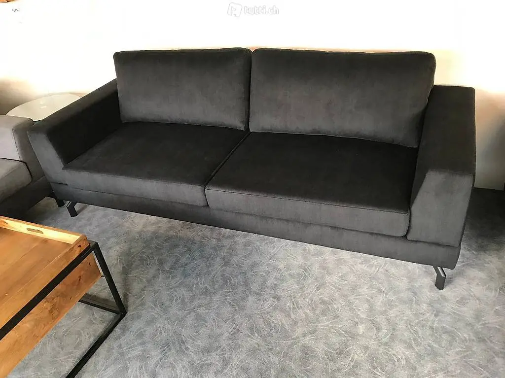  Einzelsofa Polstergruppe 3er Sofa HISEL Stoff