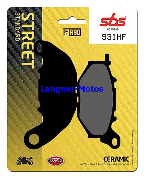 bremsbelag sbs 931 hf yamaha mt-03 mt-25, yamaha yzf r3
