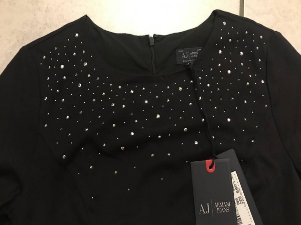 ARMANI, original, Kleid schwarz, neu Gr. 34