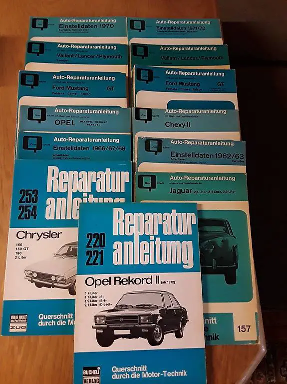 Oldtimer Bucheli Reparaturanleitungen