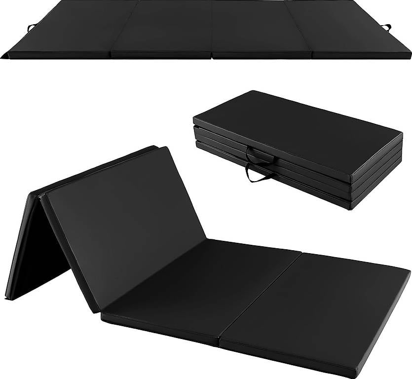 GYMAX Gymnastikmatte klappbar, rutschfeste & reissfeste Weich