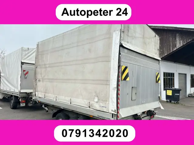 HUMBAUR, HUMBAUR HT 3500 mit Hebebühne, Sattelkupplung