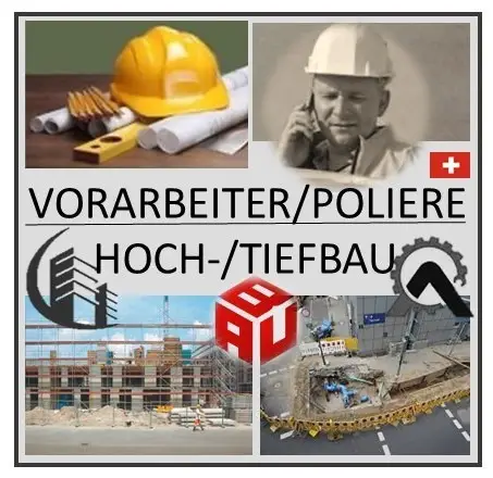 Poliere/Vorarbeiter Hoch/Tief 100% (CH-Kt. Deutsch-Schweiz)