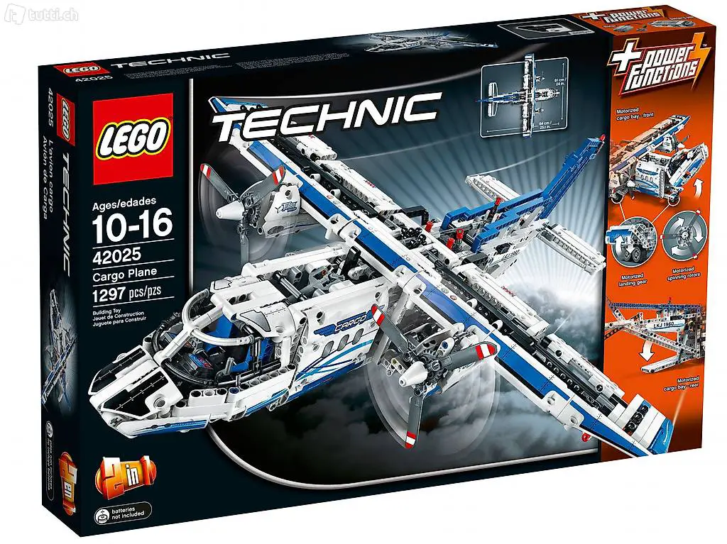  LEGO Technic 42025 - Frachtflugzeug (Neuware)