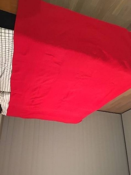 Bettüberwurf Palid rot Baumwolle 150x250