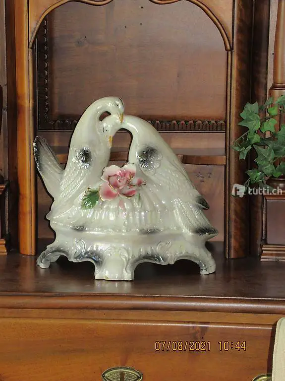 Porzellanfigur, Estrichfund, Hochzeitsgeschenk