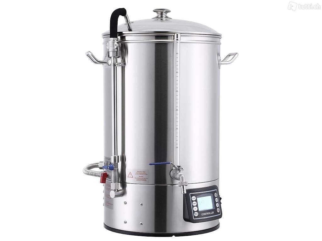  Braukessel / Brauanlage 40L mit Umwälzpumpe für Heimbrauer