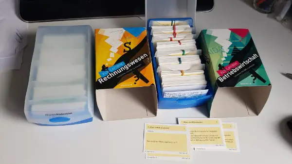 Lernbox Karteikarten Rechnungswesen BWL Betriebswirtschaft