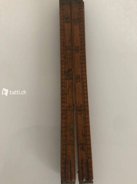 Alter 24 Zollmassstab