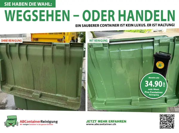 Container Reinigung Basel – Gegen Gestank