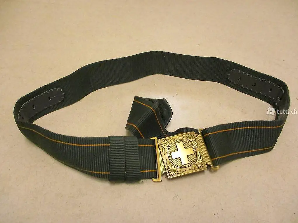 Offiziers-Gurt ceinturon Schweizer Armee suisse Huegenin TOP