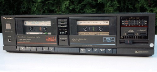 DOPPEL Kassetten Tape Occ. RS-T10-KE Technics