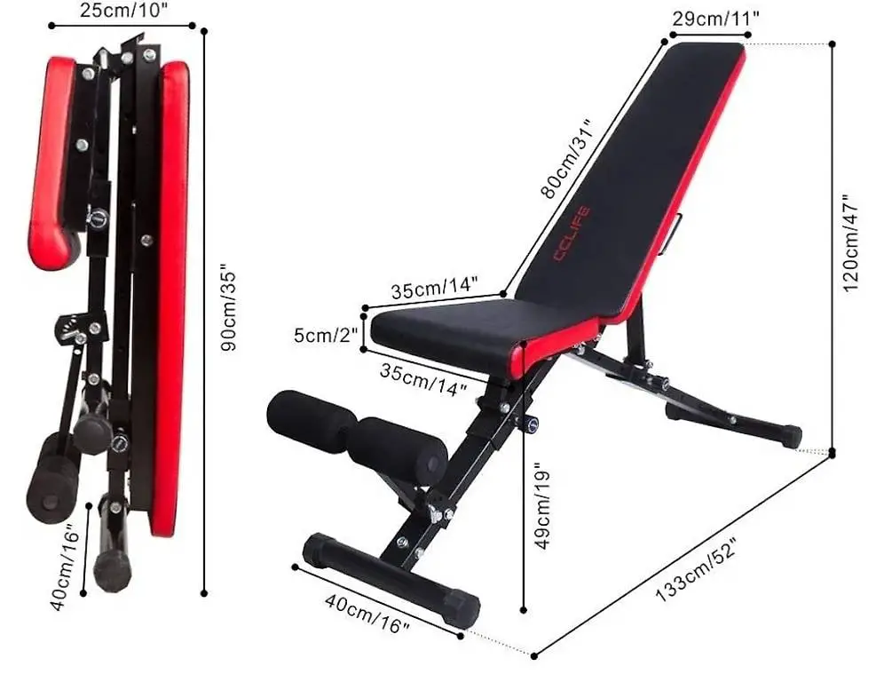 Hantelbank/ Klappbar