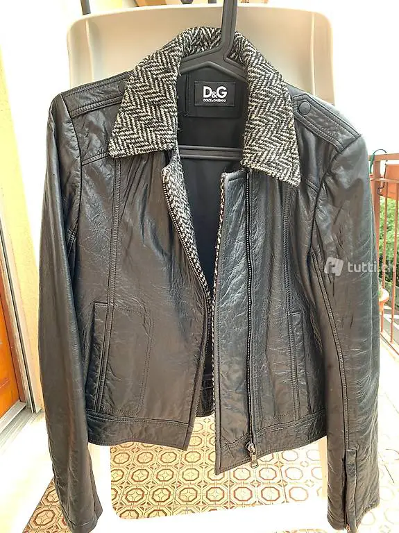 Giacca di pelle Dolce e Gabbana tg.M