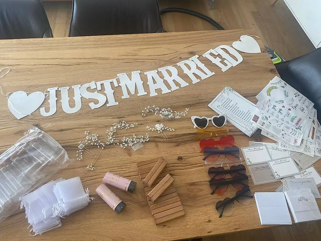 Hochzeits Utensilien