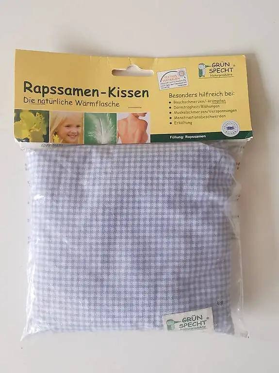 Rapssamen-Kissen Grün Specht