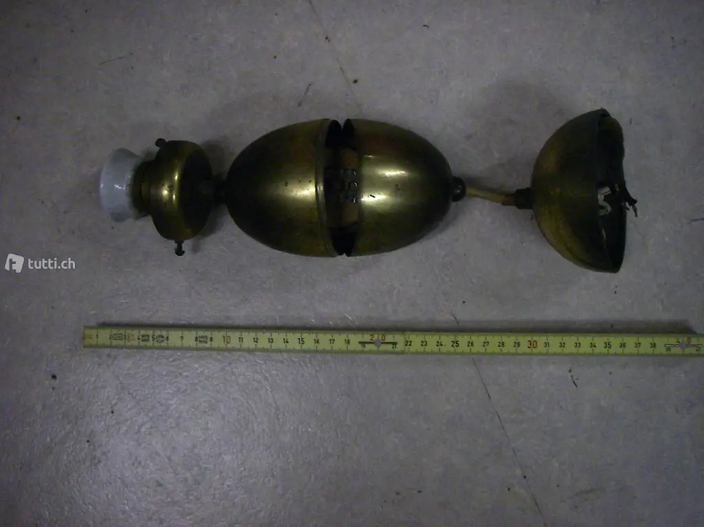 antiker Lampenhalter für Esszimmertisch mit Ausziehautomatik