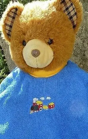 Lätzli bestickt, Zug