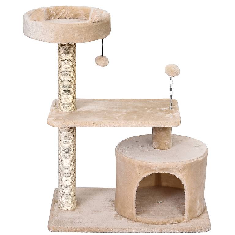  Katzenbaum mit Hängebett 3-Stock