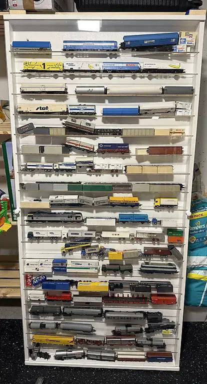 Modellbau Lkw Lok Wagon inkl Regal