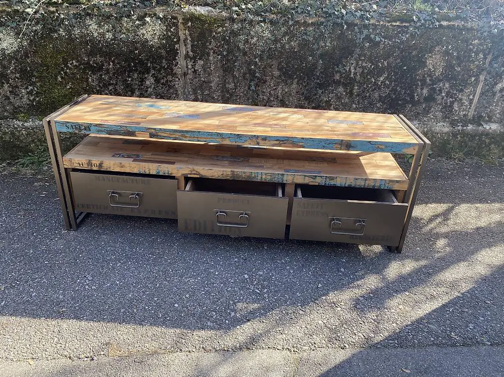 Fernsehmöbel IndustryStil 160x40x55cm