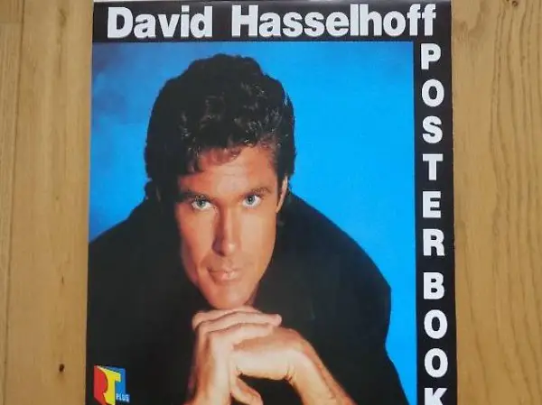 Posterbook und 2 Poster-Kalender von David Hasselhoff