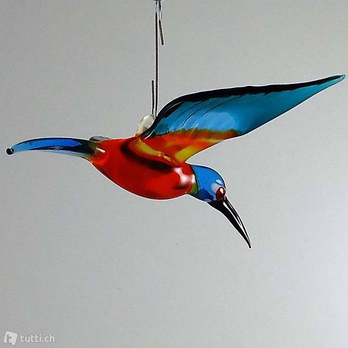  Glasvögel Eisvogel zum hängen Vogel