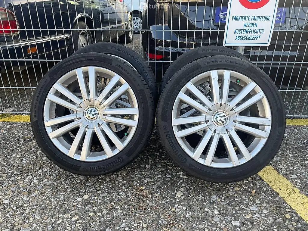  4x VW Felgen - 225/45 R17 Y - Sommer