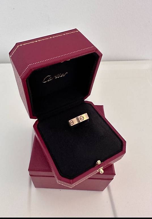 Cartier Love Ring Grösse 55, Rosegold