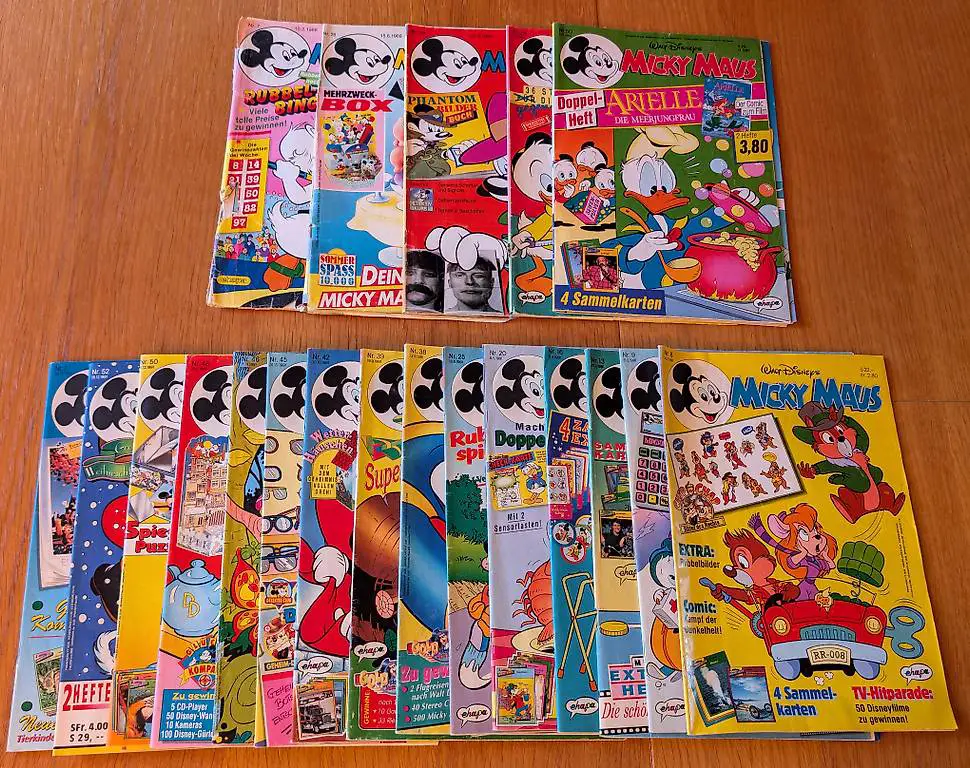 Micky Maus Hefte 1988 bis 1996 78 Stück