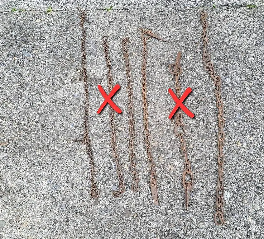 div. alte Holz - Schleick Ketten (Pferde)