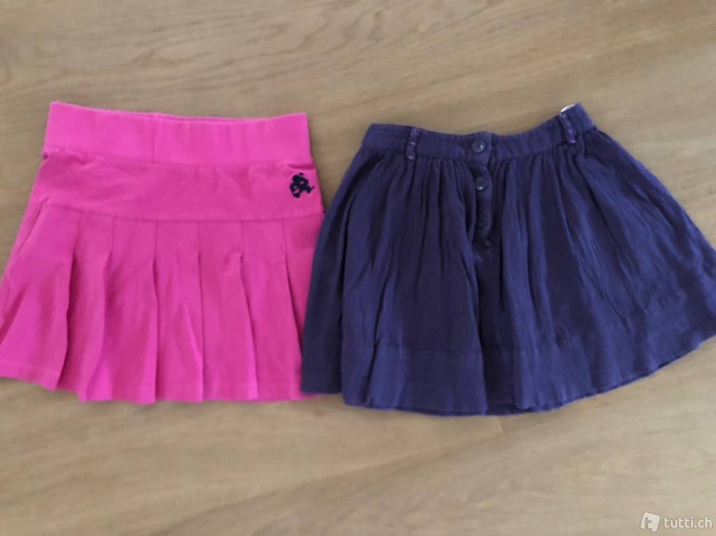 Lila, Pink, rosa Jupe, Rock Gr: 128