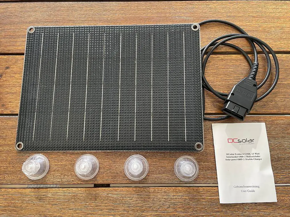 Solarmodul ODB-2 Batterielader von SOLARA