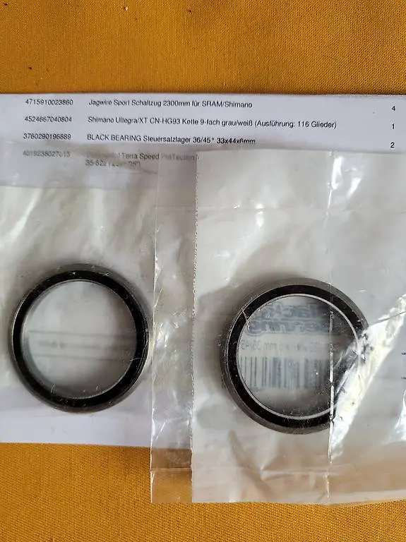 Black Bearing Steuersatzlager 1 1/4 Schaft 33*44*6 mm