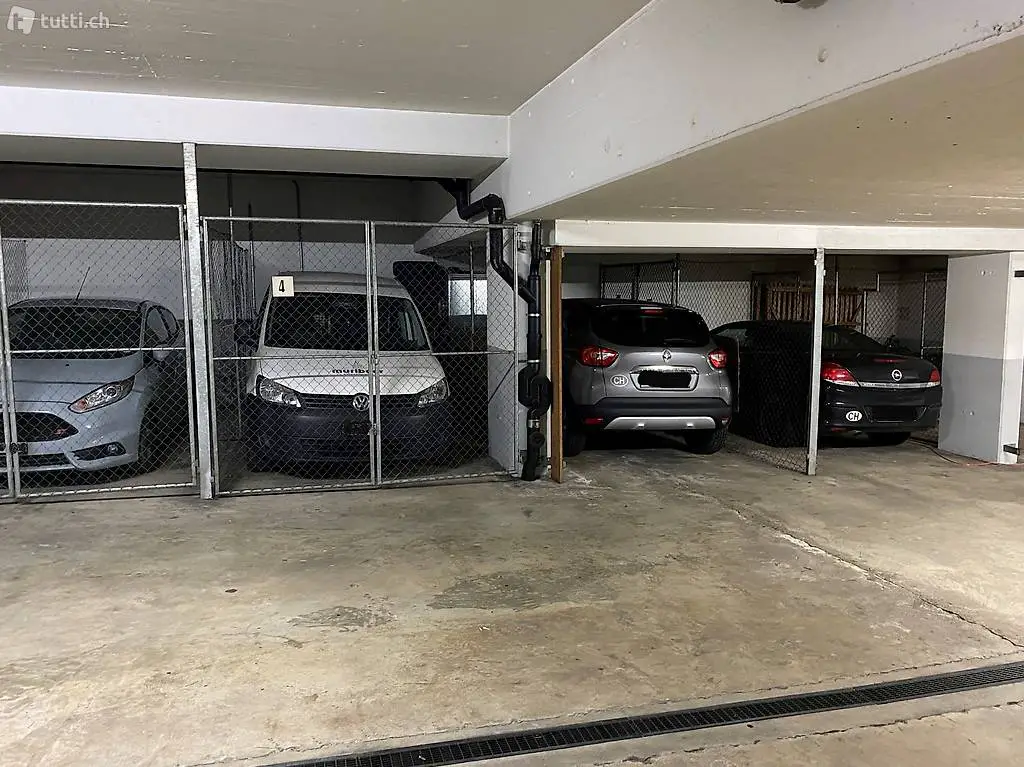 Tiefgaragenplätze, geschlossene und offene Garagenboxen