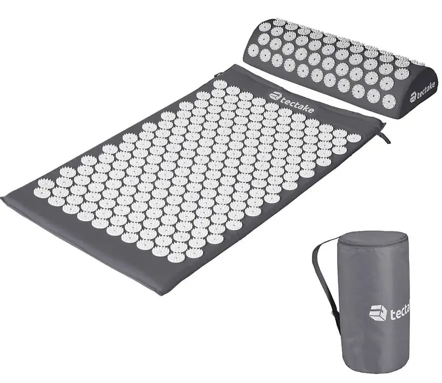 Akupressurmatte grau