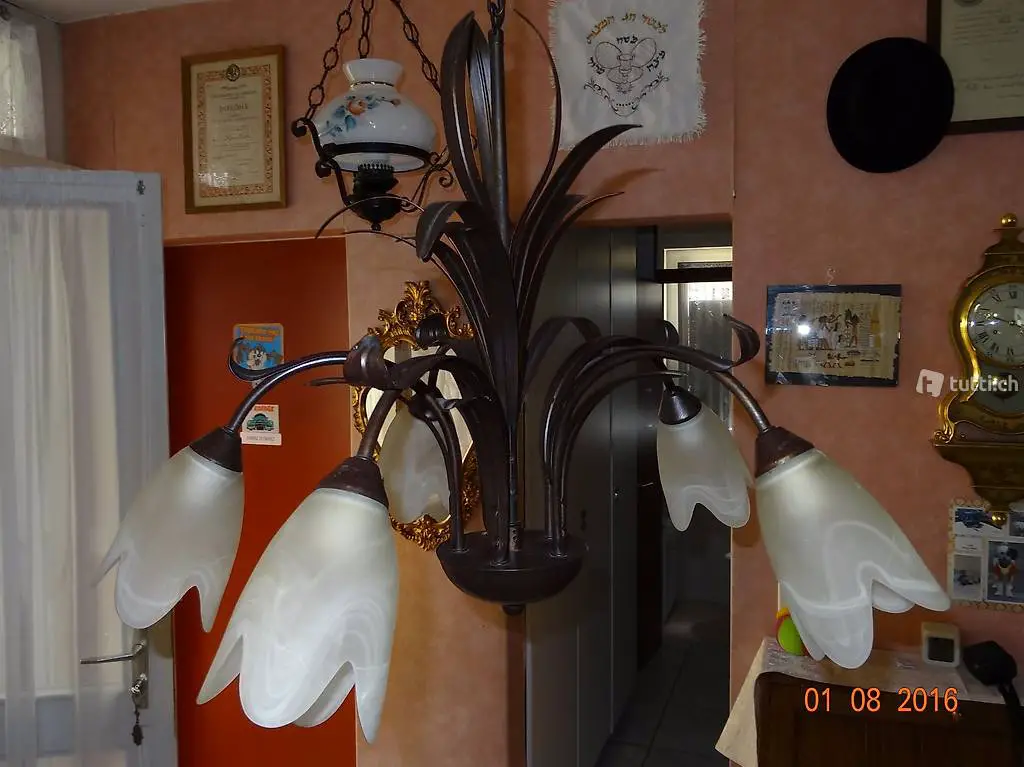 Lustre pour cinq lampes