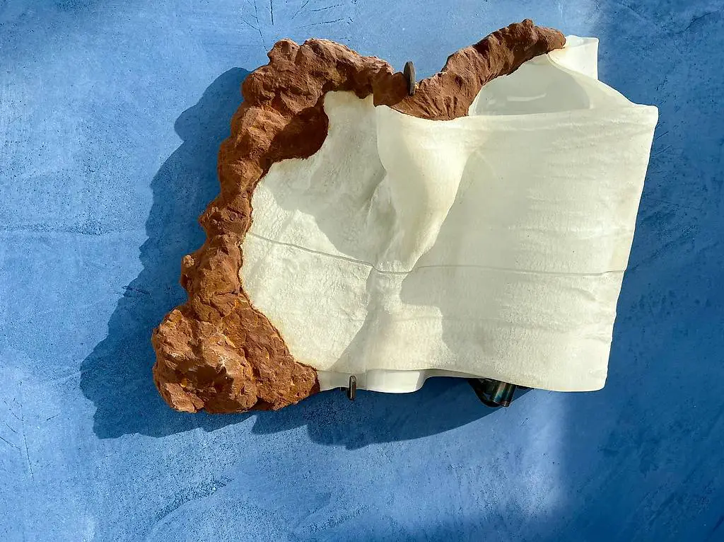 Glaskunst-Wandlampe von Regi von Rüthi - Unikat RvR