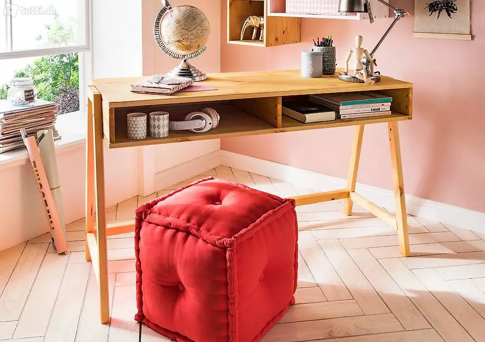  Tobykids Schreibtisch höhenverstellbar in Kiefer Natur