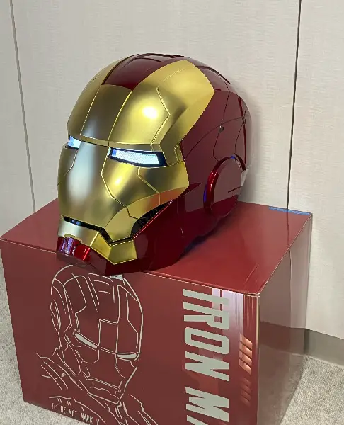 Iron Man Helm MK5 gold (neu) , mit Steuerung
