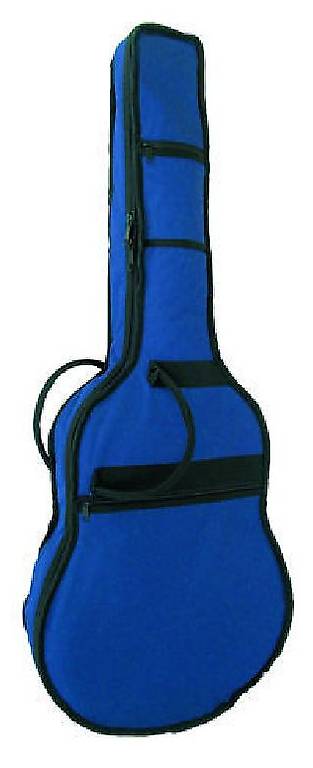  Gitarrentasche 1/2 gepolstert 10mm Blau