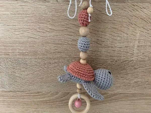 Maxi-Cosi-Anhänger Schildkröte altrosa