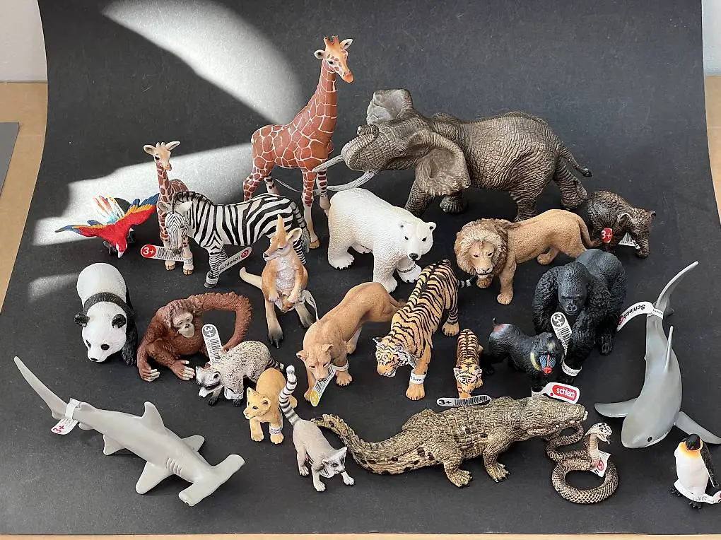 NEU * 24 Schleich Wildtiere Zoo Tiere Schleichtiere Coaching