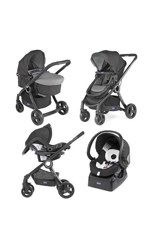 Kinderwagen Chicco 3 in 1 und wickel Tasche